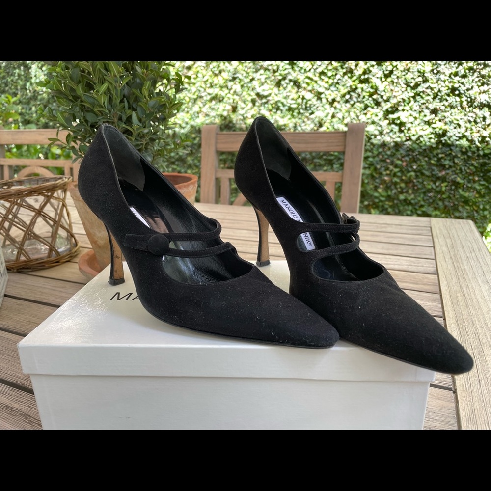 Manolo Blahnik Black Heels